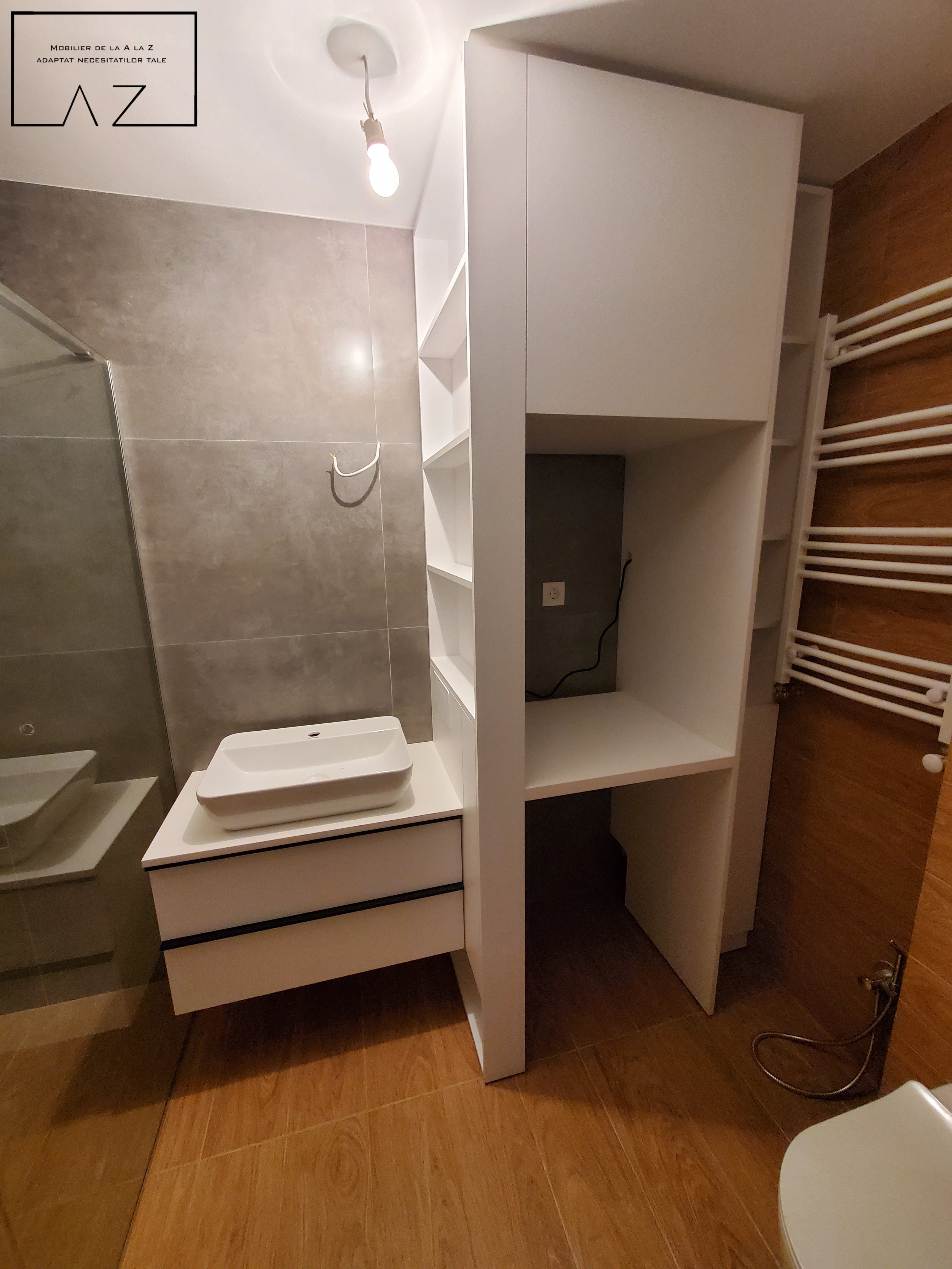 Baie moderna mobilă la comandă Chișinău AZMOB